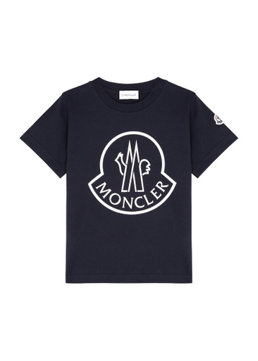 MONCLER KIDS Logo-print cotton T-shirt (6 years) | Harvey Nichols