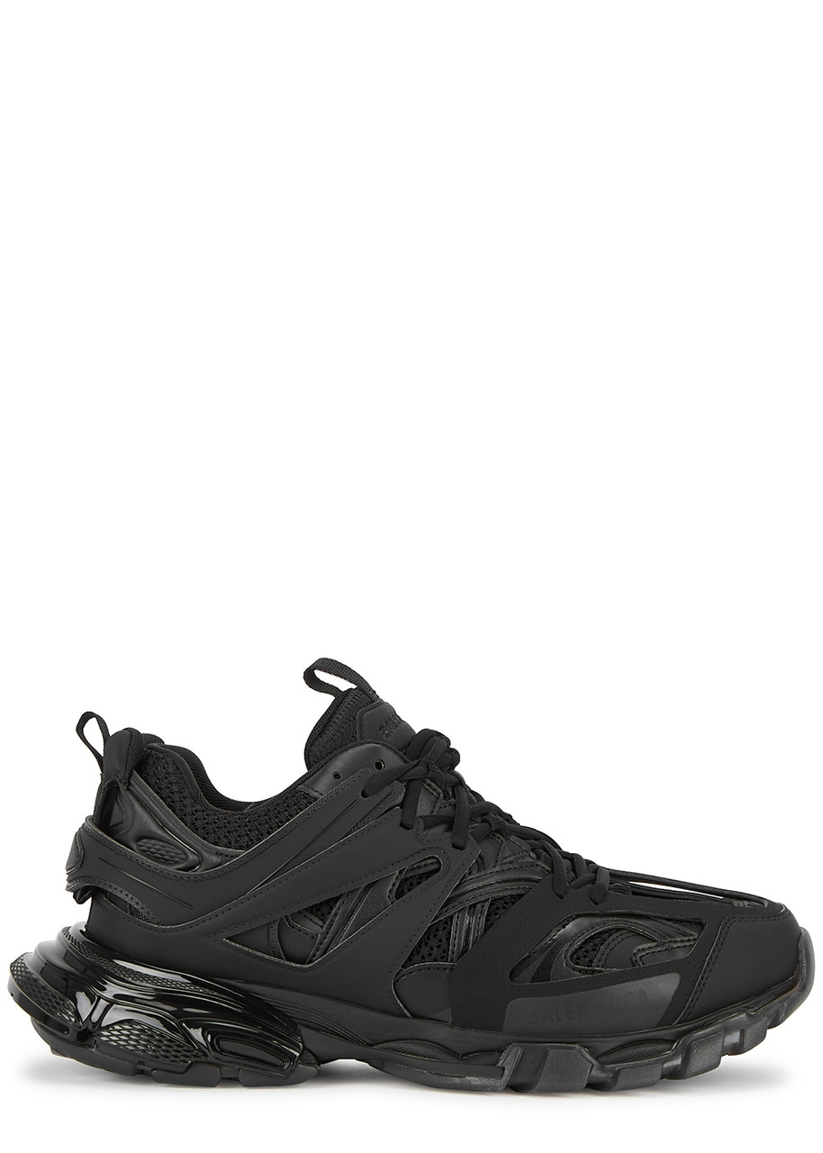 Balenciaga Track Black Panelled Mesh Sneakers - 10