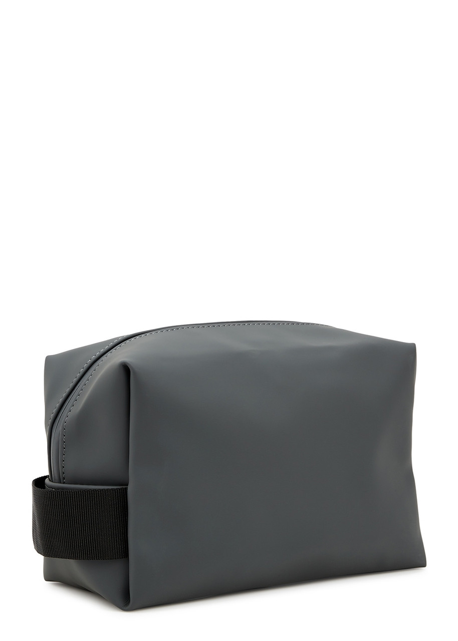  Rains Rubberised Wash Bag - Dark Grey - One Size 