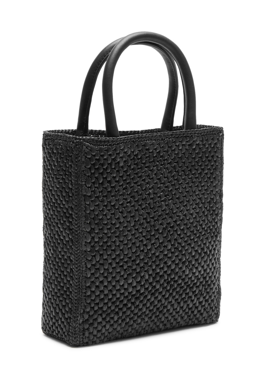 LOEWE LOEWE STANDARD A5 WOVEN RAFFIA TOTE