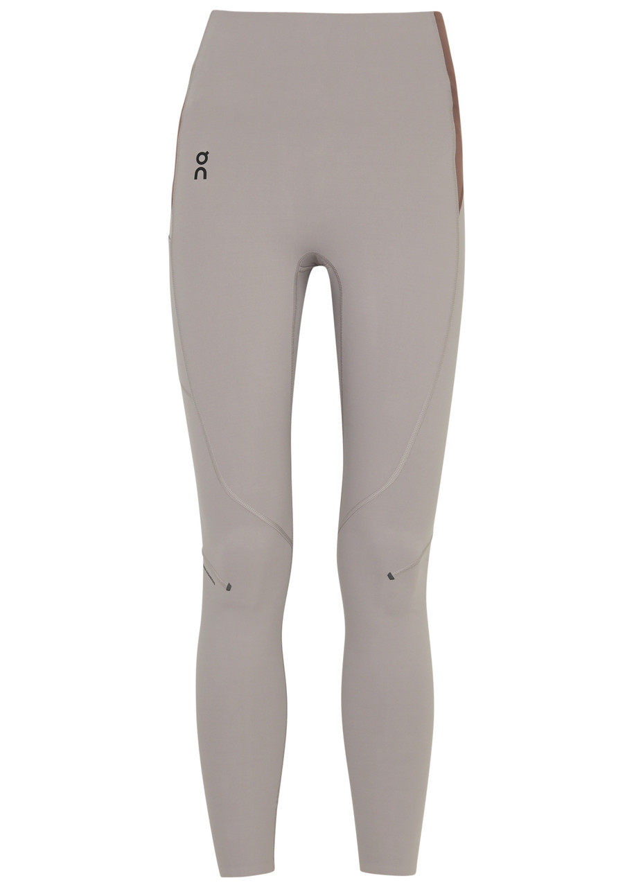 ON Active Cropped Stretch-jersey Leggings - Grey - S