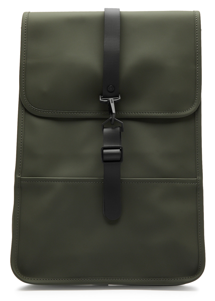 Rains Mini Waterproof Backpack - Dark Green - One Size