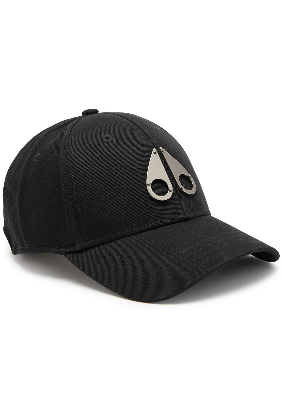 Moose Knuckles Icon Cotton-twill Cap In Silver