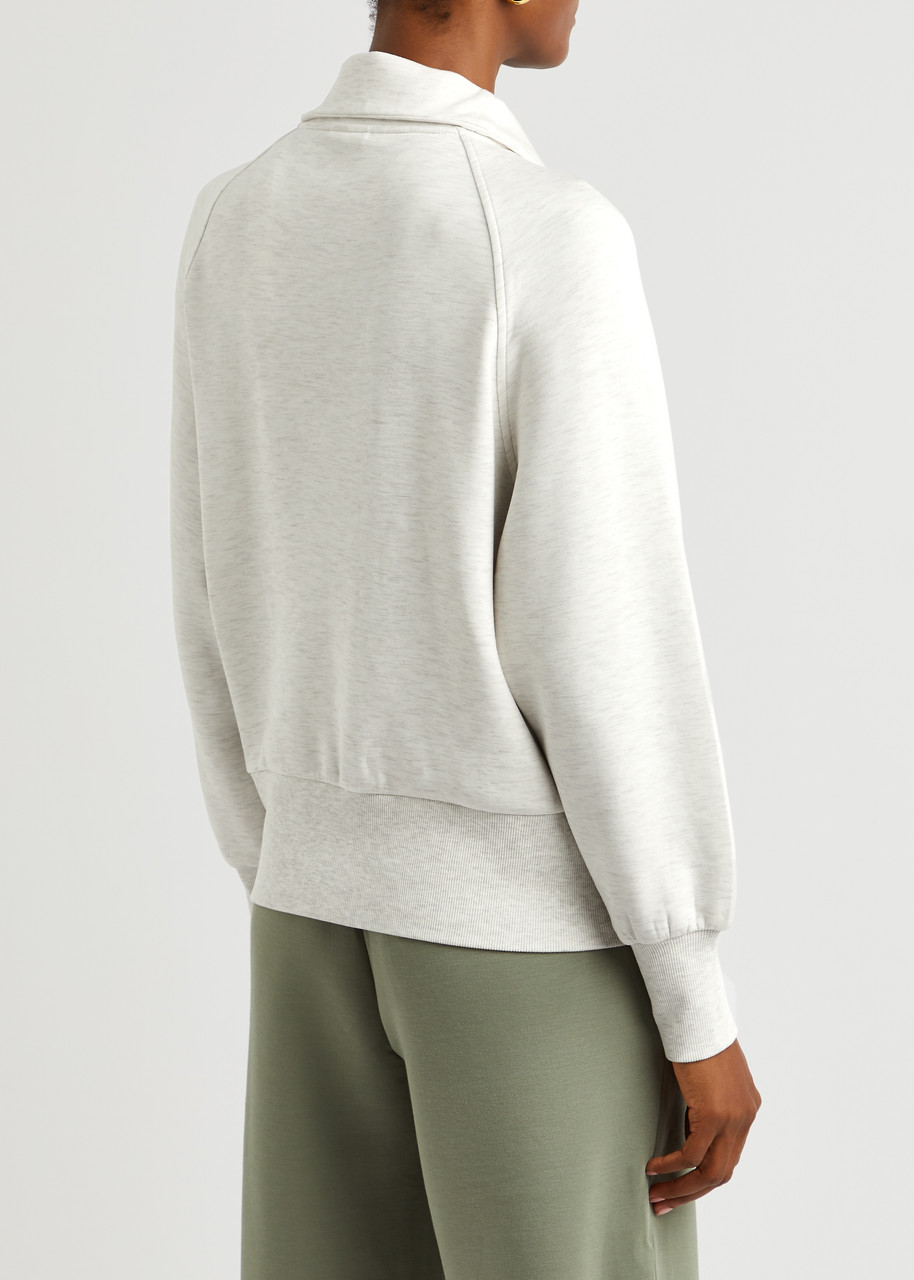  Varley Roxbury Stretch-jersey Sweatshirt - Ivory - Xs 