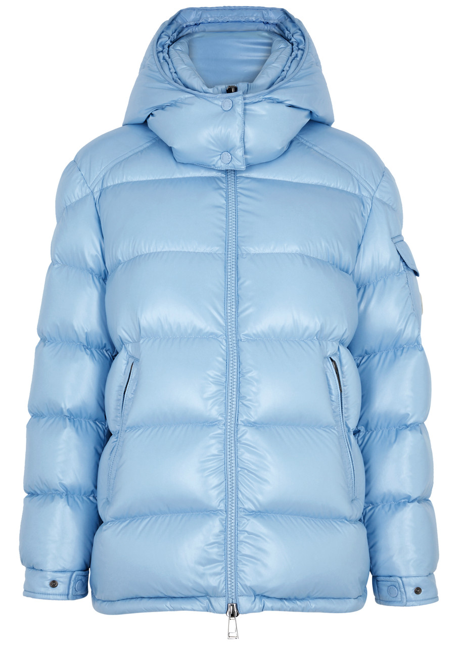 Moncler Maire Quilted Shell Jacket In Blue
