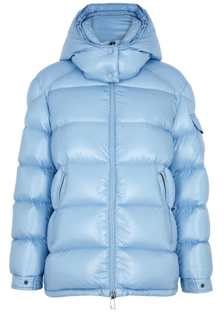 Moncler Maire Quilted Shell Jacket - Blue - 0 (UK 8 / S)