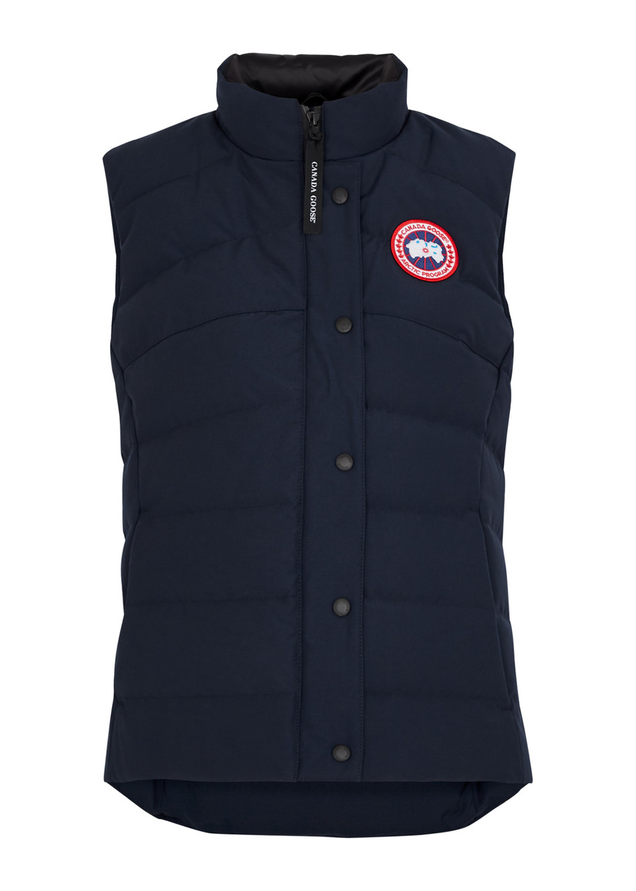 Canada Goose Freestyle Quilted Arctic-tech Shell Gilet In Navy