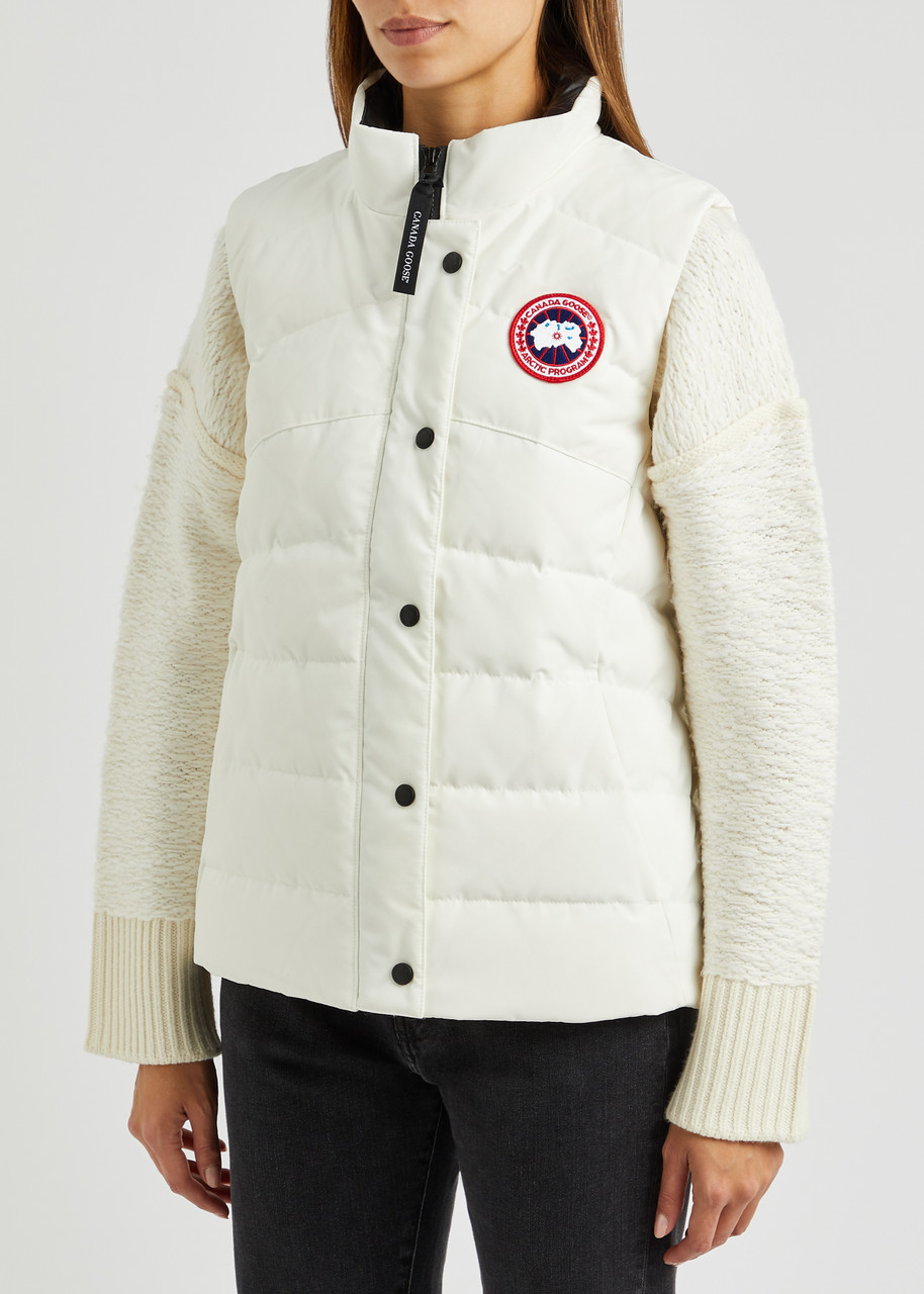  Canada Goose Freestyle Quilted Arctic-tech Shell Gilet - White - S 