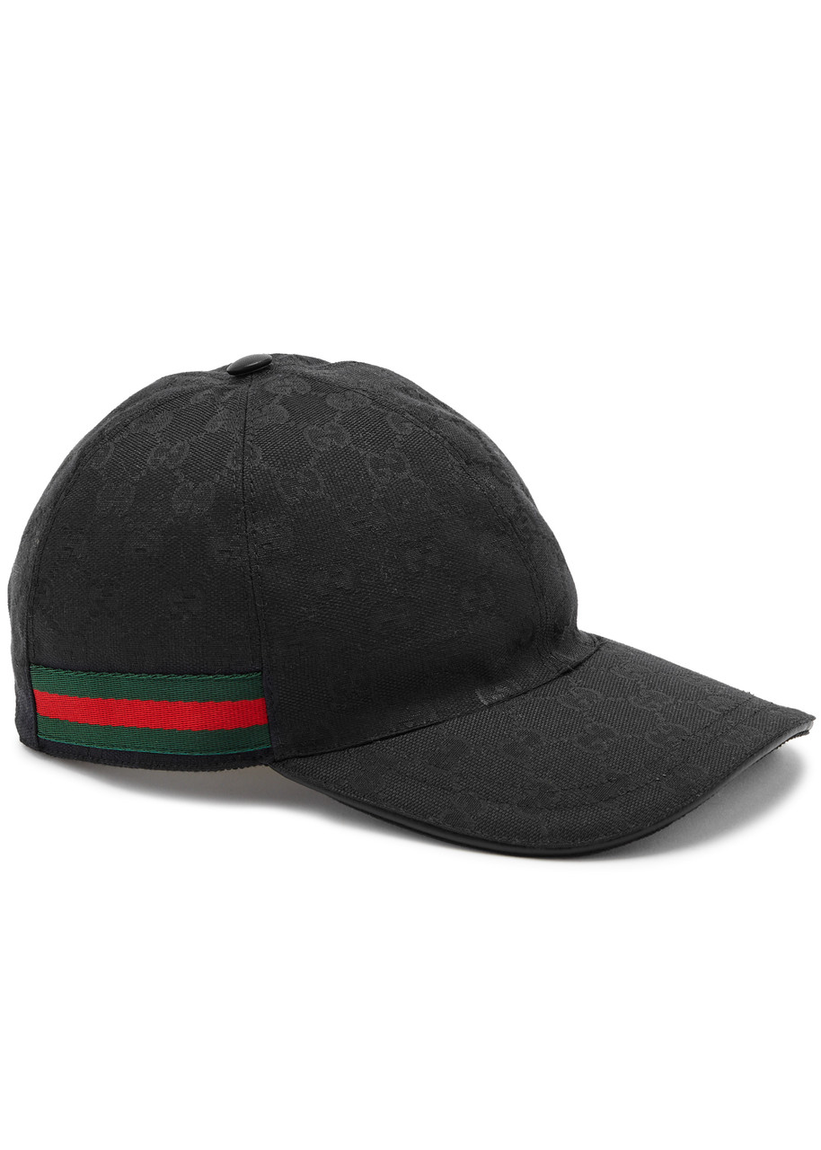 Gucci Gg-monogrammed Canvas cap - Black - S