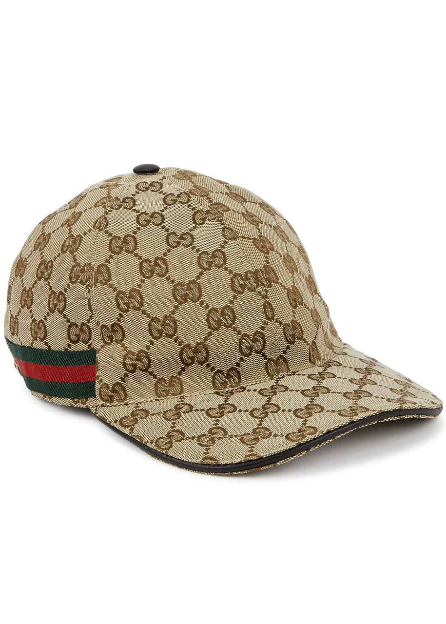 Gucci Gg-monogrammed Canvas cap - Brown