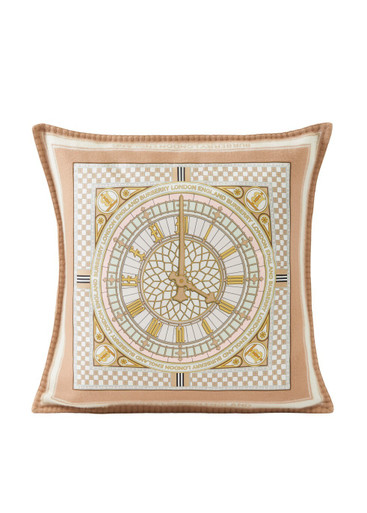 BURBERRY Clock print cashmere wool cushion cover | Harvey Nichols