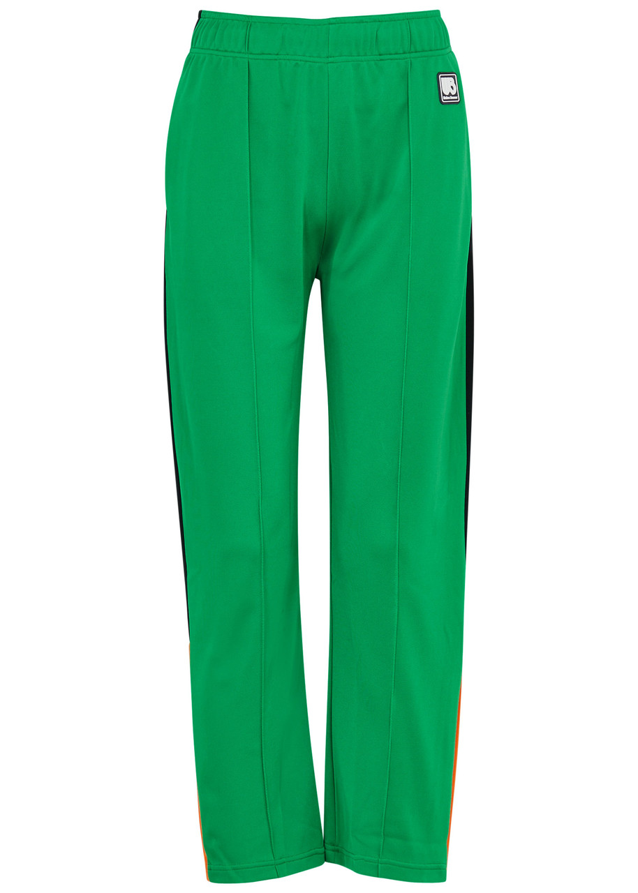 Commune Logo Jersey Track Pants In Green