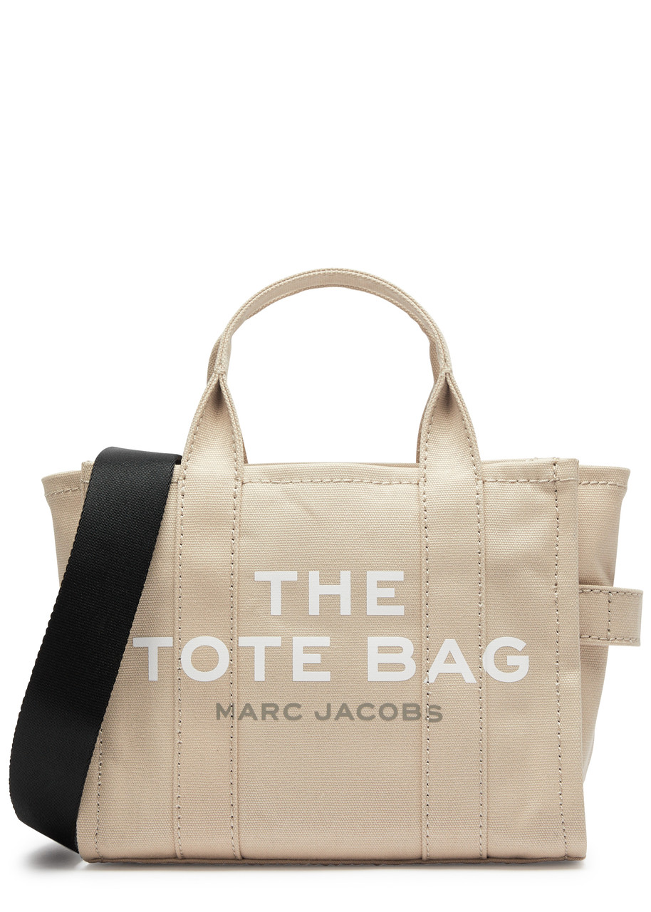Marc Jacobs The Tote Mini Canvas Tote, Tote, Beige, Zip Fastening