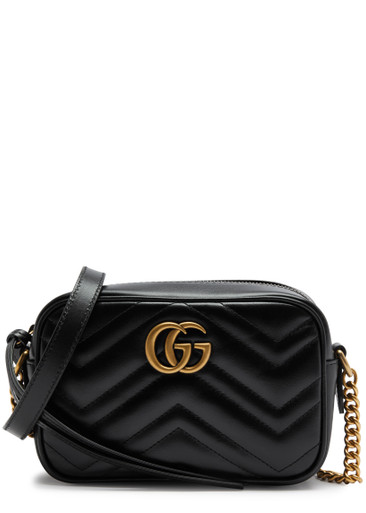 GUCCI GG Marmont mini leather cross-body bag | Harvey Nichols