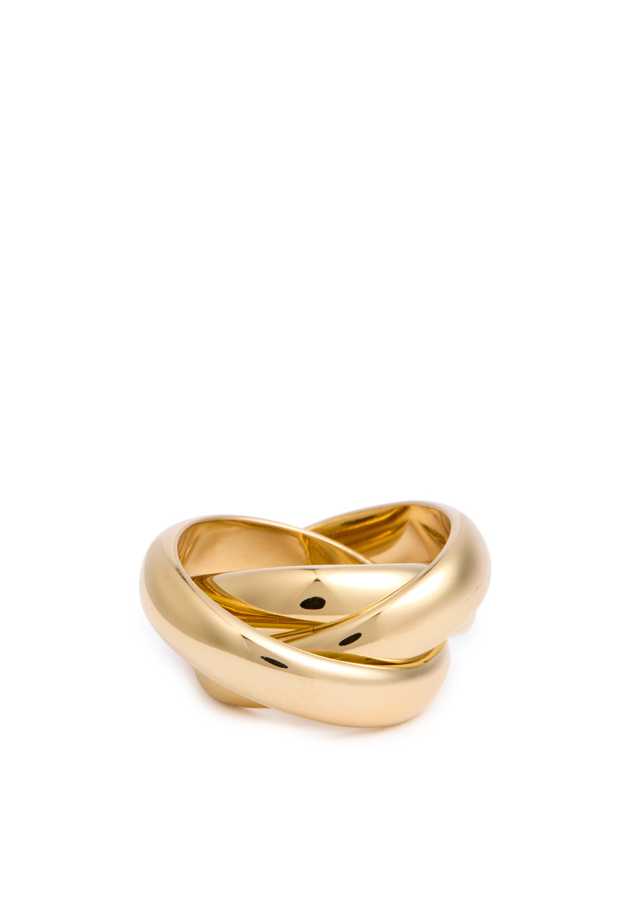 Lie Studio The Sofie 18kt Gold-plated Ring - 56
