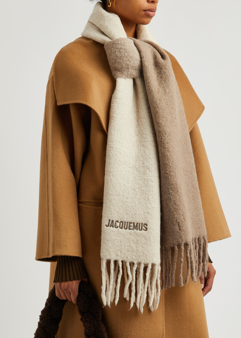  Jacquemus L'écharpe Moisson Alpaca-blend Scarf - Beige - One Size 
