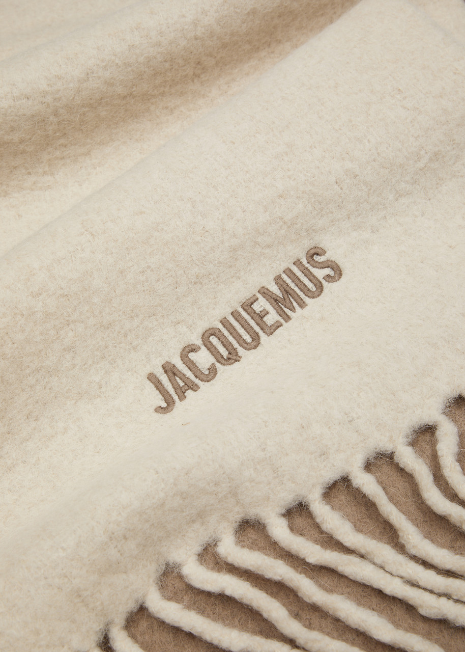 Jacquemus L'écharpe Moisson Alpaca-blend Scarf - Beige - One Size 
