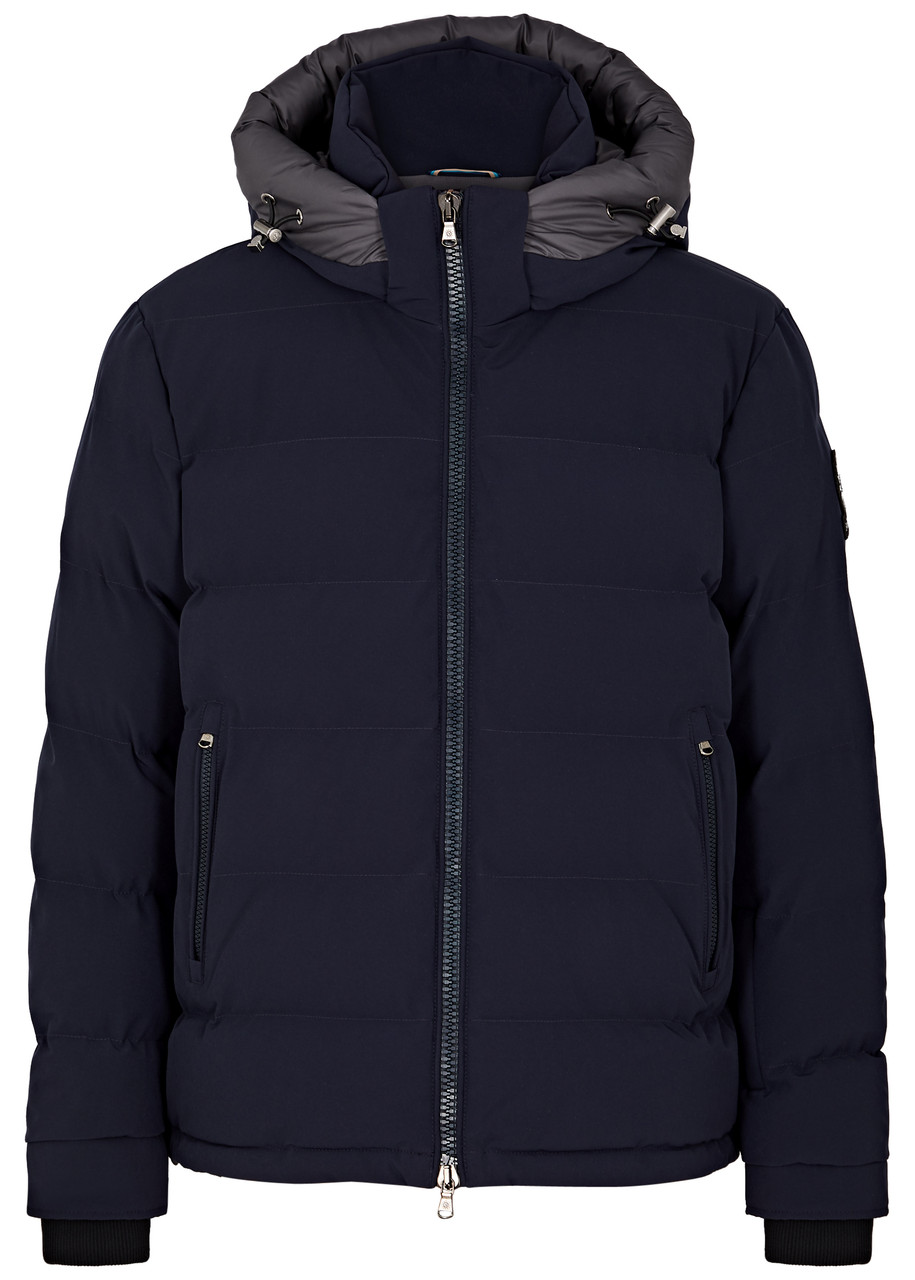 Sandbanks Banks Quilted Shell Jacket In Navy
