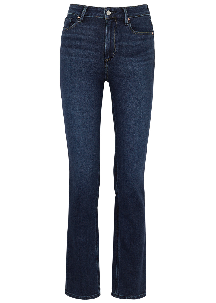 Paige Cindy Straight-leg Jeans In Blue