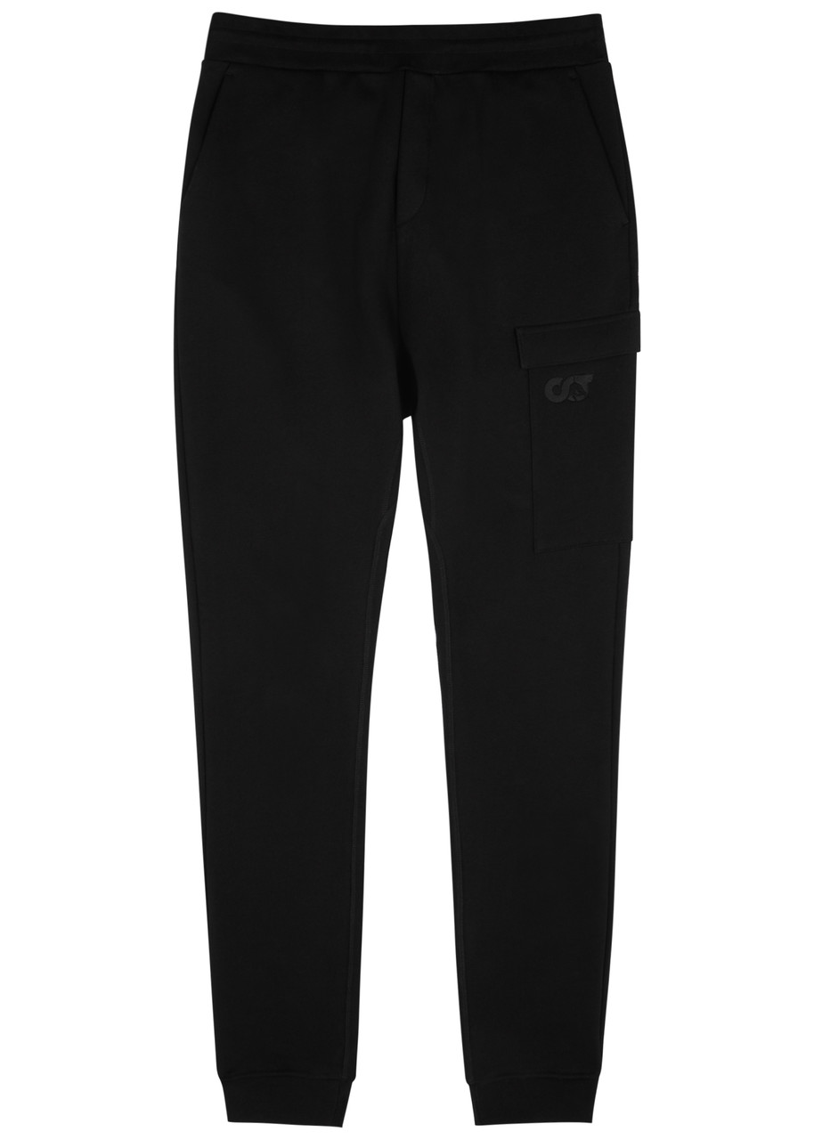 Alpha Tauri Peova Cotton Sweatpants In Black