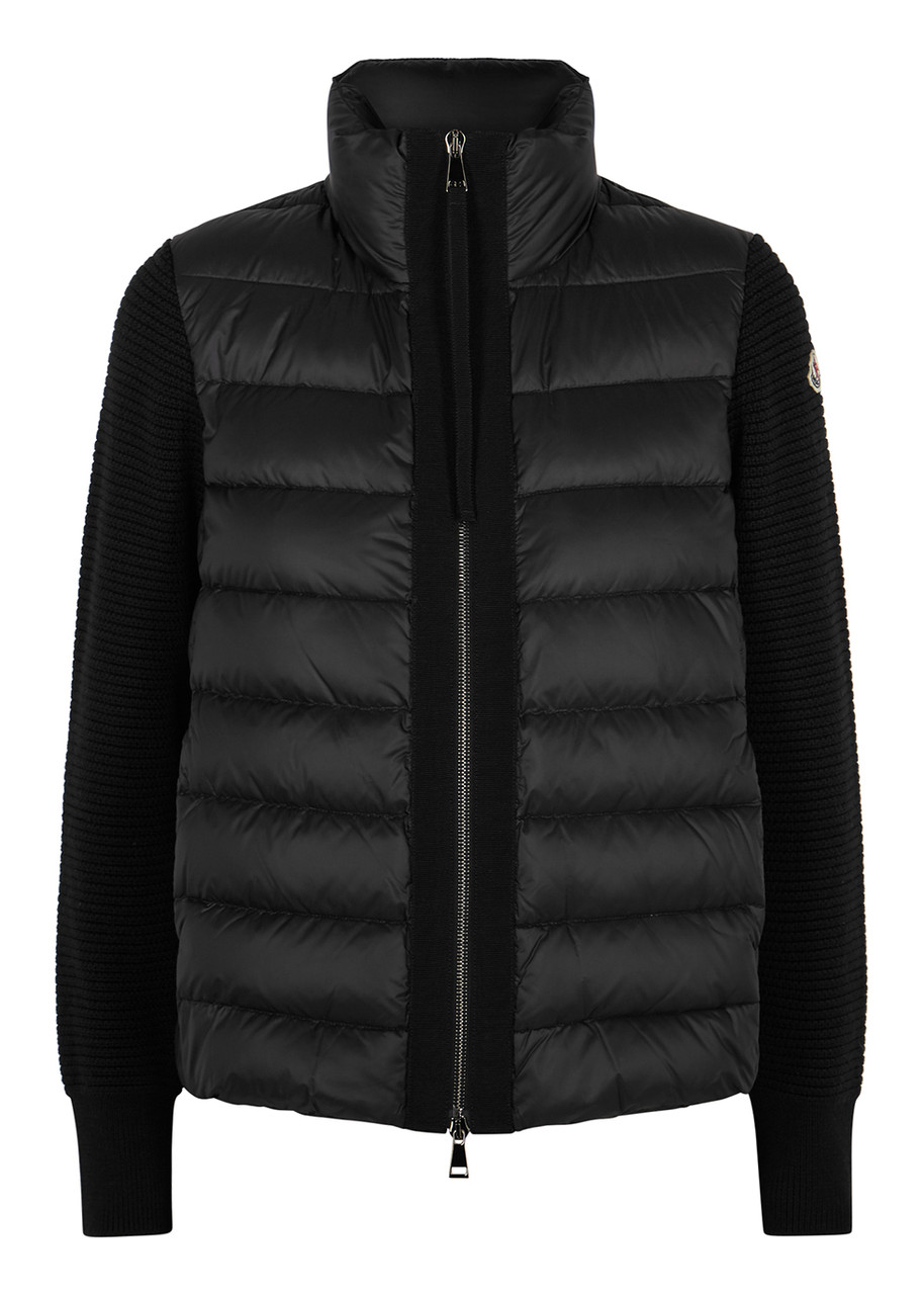 Moncler Tricot Knit Cardi - Black - M
