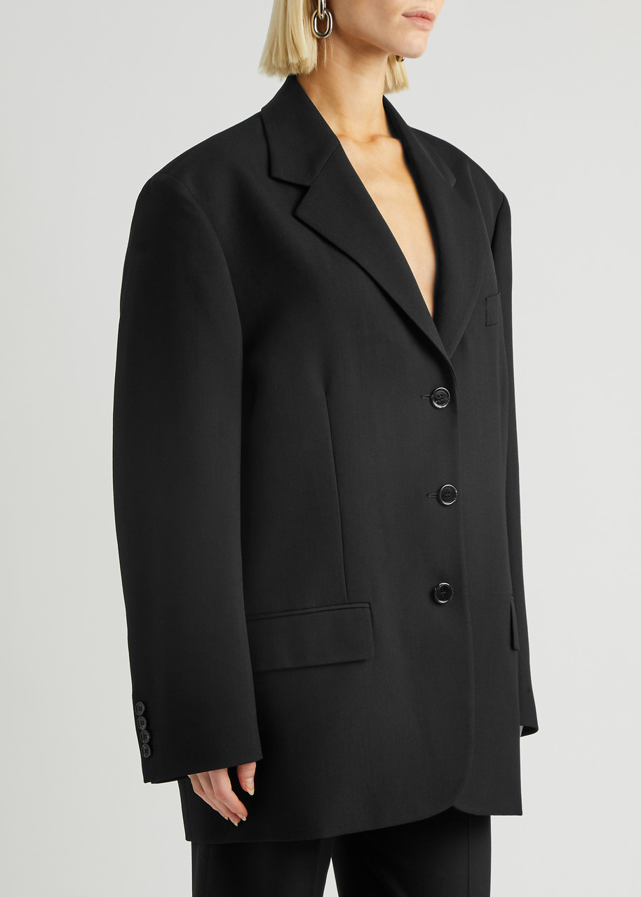  Acne Studios Juylie Oversized Blazer - Black - 6 