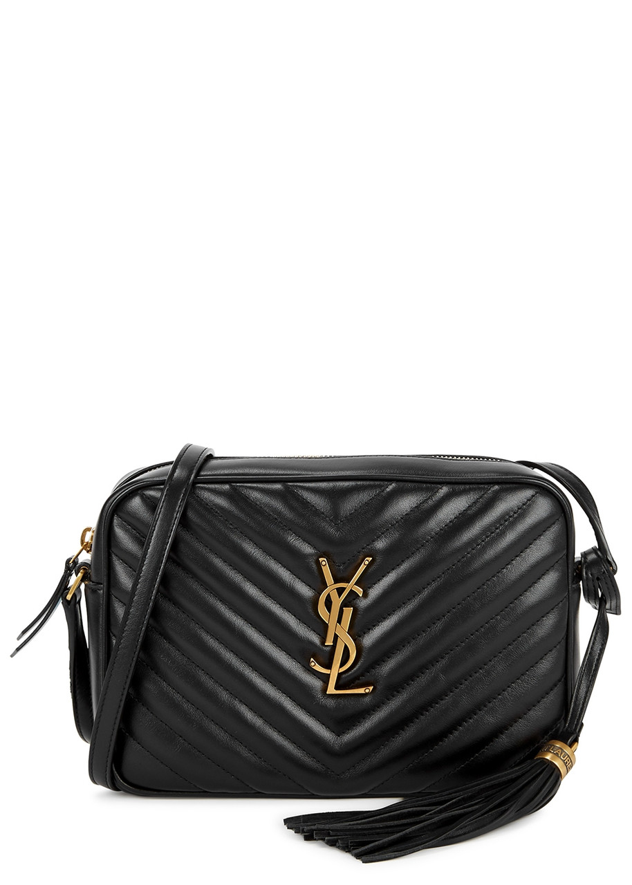 Saint Laurent Lou Leather Cross-body bag - Black - One Size