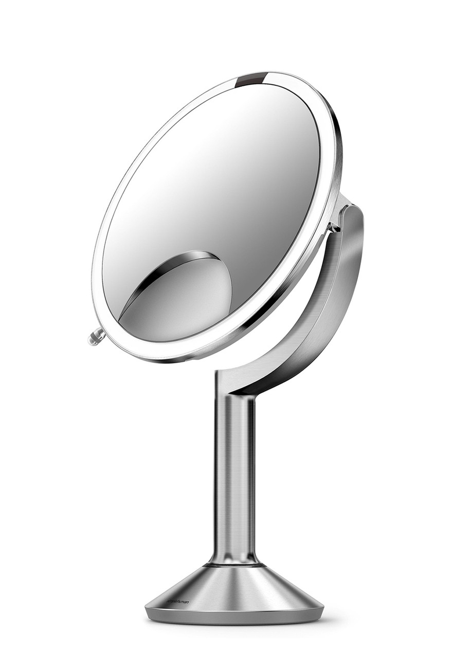  Simplehuman Sensor Mirror Trio Brushed Steel - Cordless & Rechargeable 