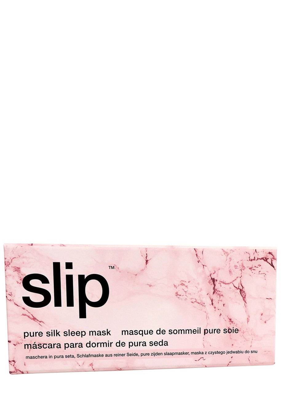  Slip Pink Marble Silk Sleep Mask 