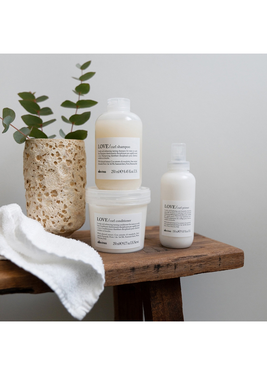  Davines - Love Curl Conditioner For Curly Hair - 250ml - Zero-impact Curl Conditioner - Moisturise And Nourishes - Infused With Proteins And Vitamin B 