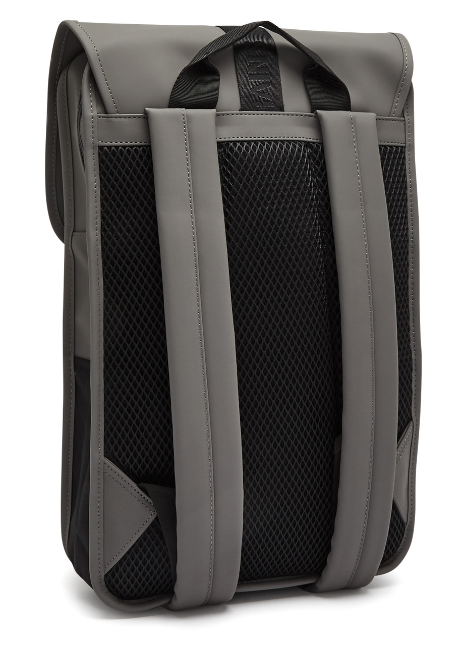  Rains Trail Rubberised Backpack - Grey - One Size 