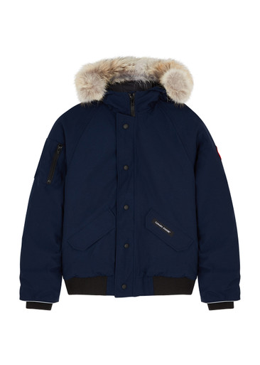 CANADA GOOSE KIDS Rundle fur-trimmed Artic-Tech bomber jacket