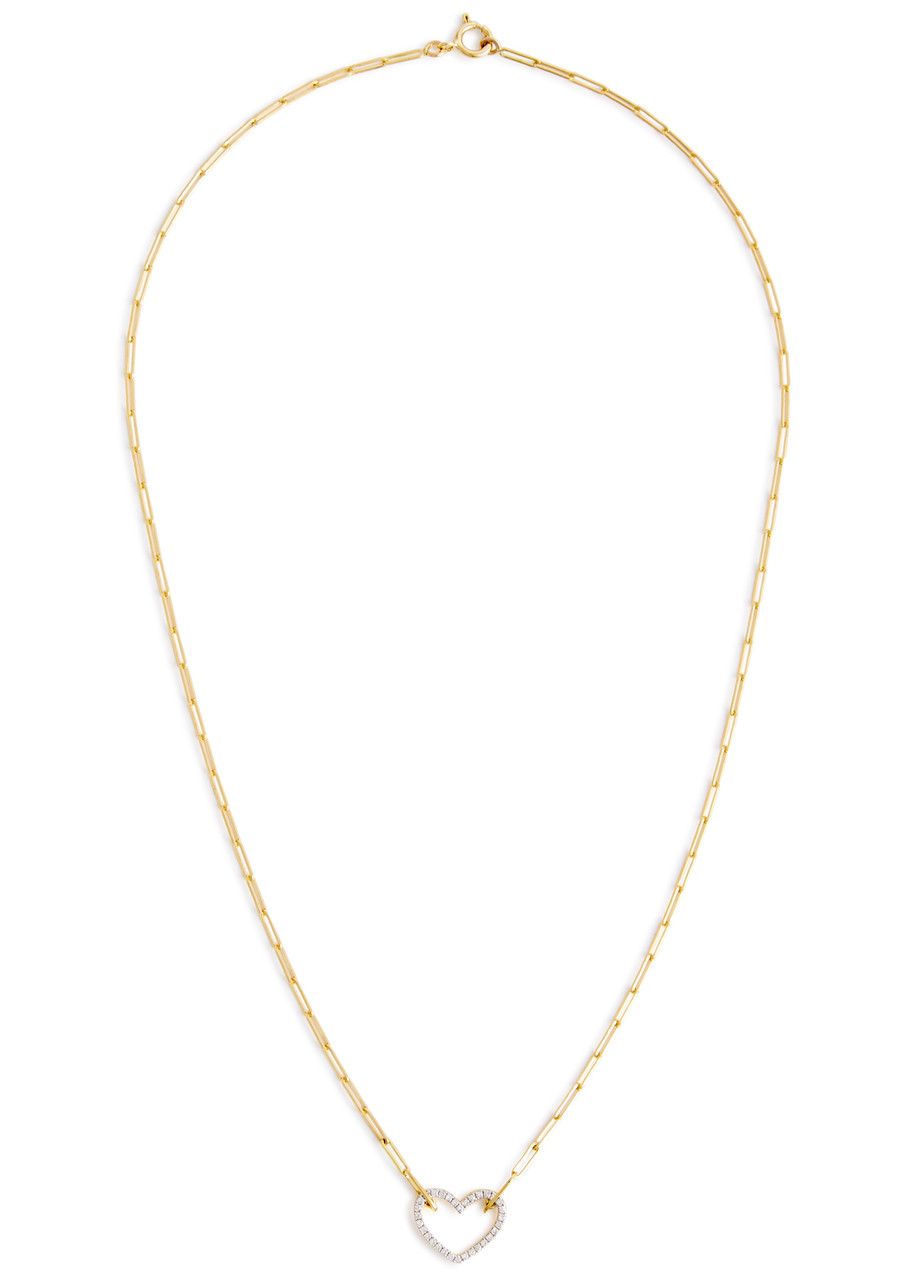 Yvonne Léon Collier Petit Coeur 18kt Gold Necklace
