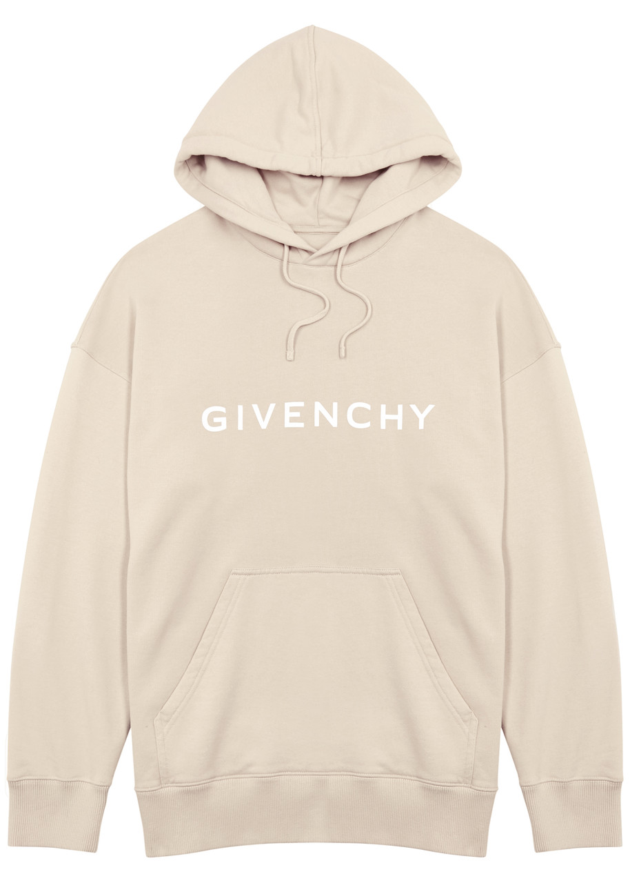 Givenchy Logo print Hooded Cotton Sweatshirt Smart Closet