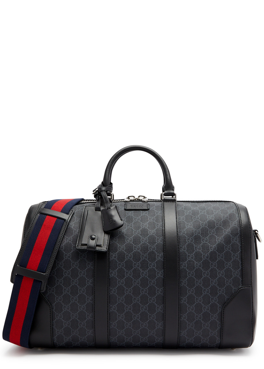 Gucci GG Medium Monogrammed Canvas Holdall - Black - One Size