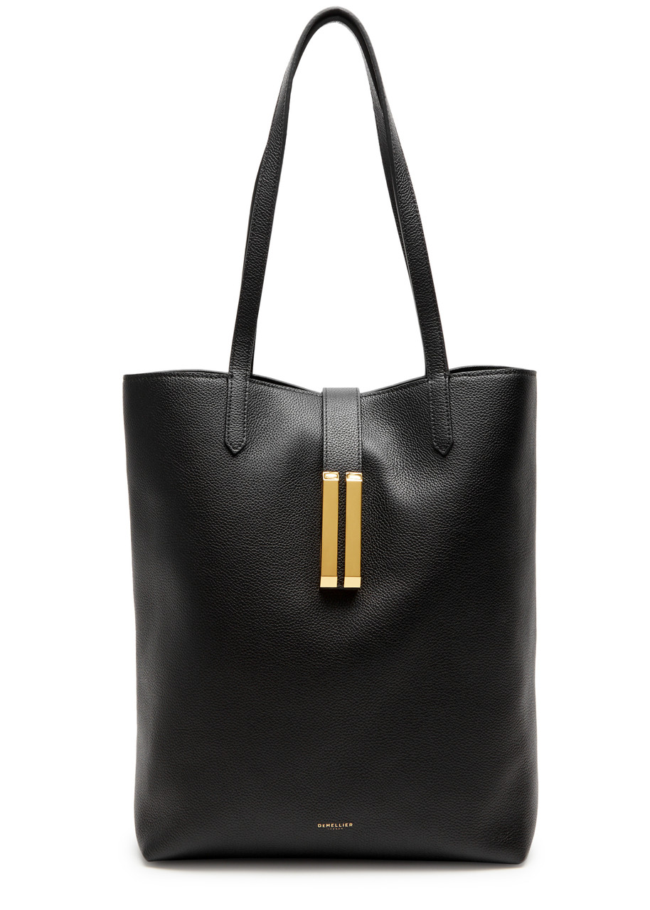 Demellier Vancouver Leather Tote In Black