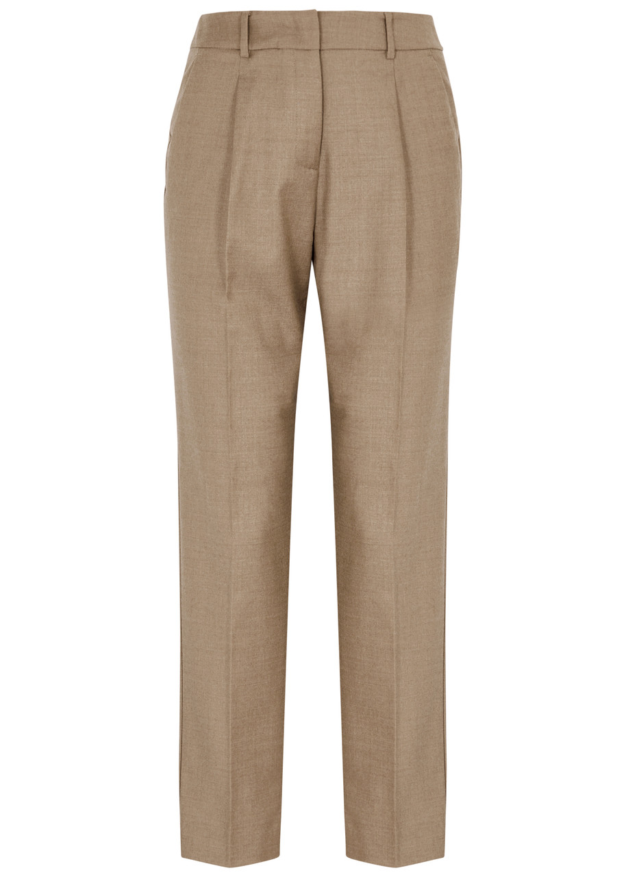 Weekend Max Mara 'vasto' Stretch Cotton Trousers - ShopStyle Wide-Leg Pants