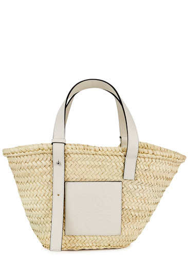 LOEWE Medium raffia basket bag Harvey Nichols