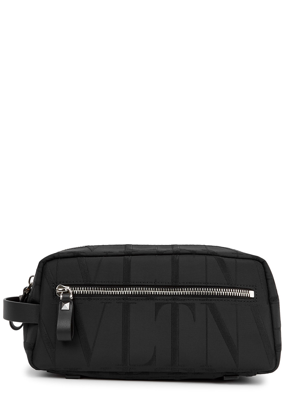 Valentino Garavani Vltn Nylon Washbag - Black - One Size