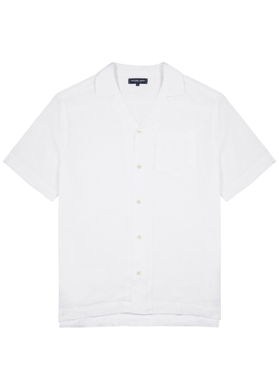 Frescobol Carioca Angelo Linen Shirt In White
