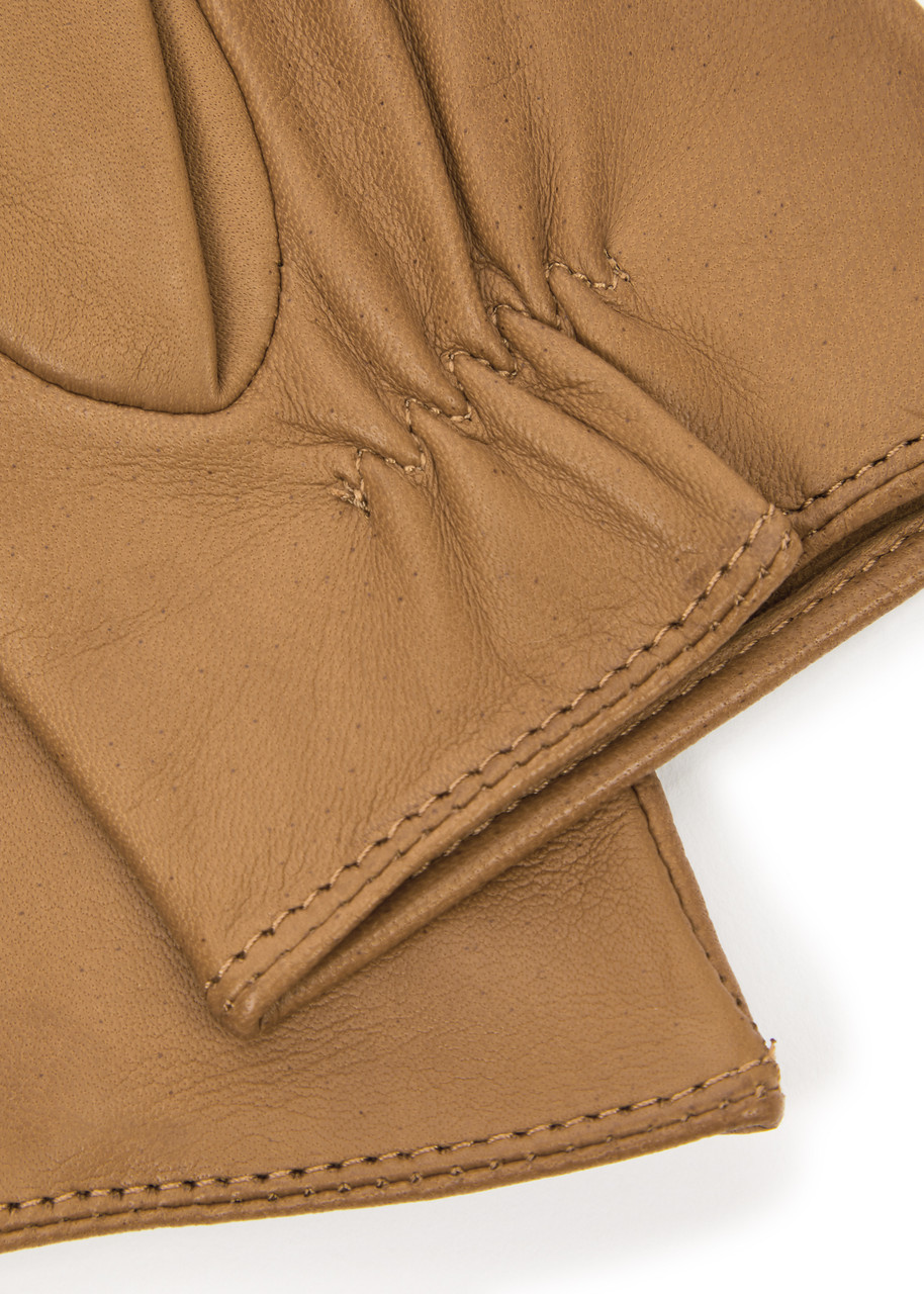 Handsome Stockholm Essentials Leather Gloves – Camel – S