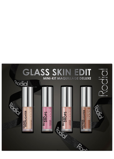 Rodial Glass Skin Edit, Gift Sets, Blush Drops in Frosted Pink