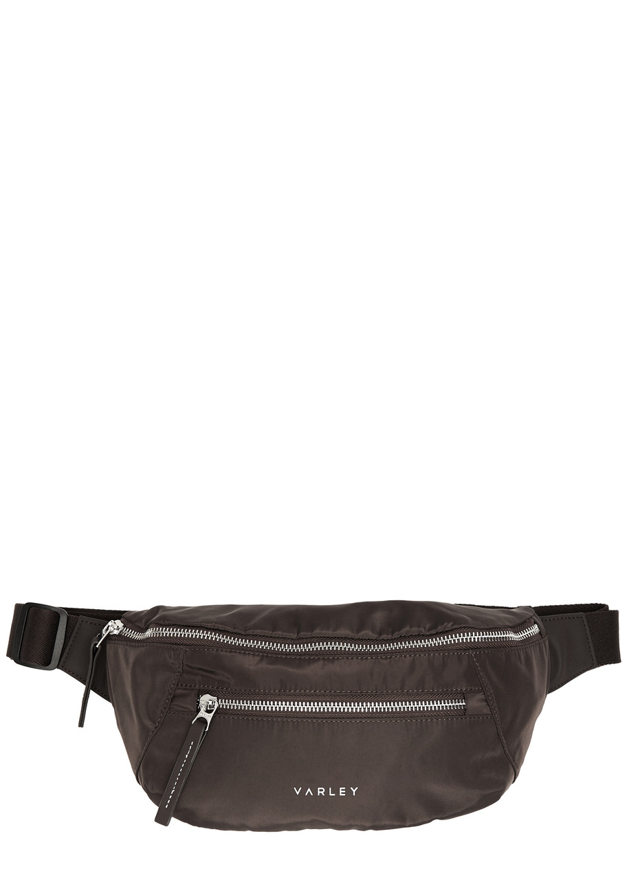 Varley Lasson Nylon Belt Bag In Brown