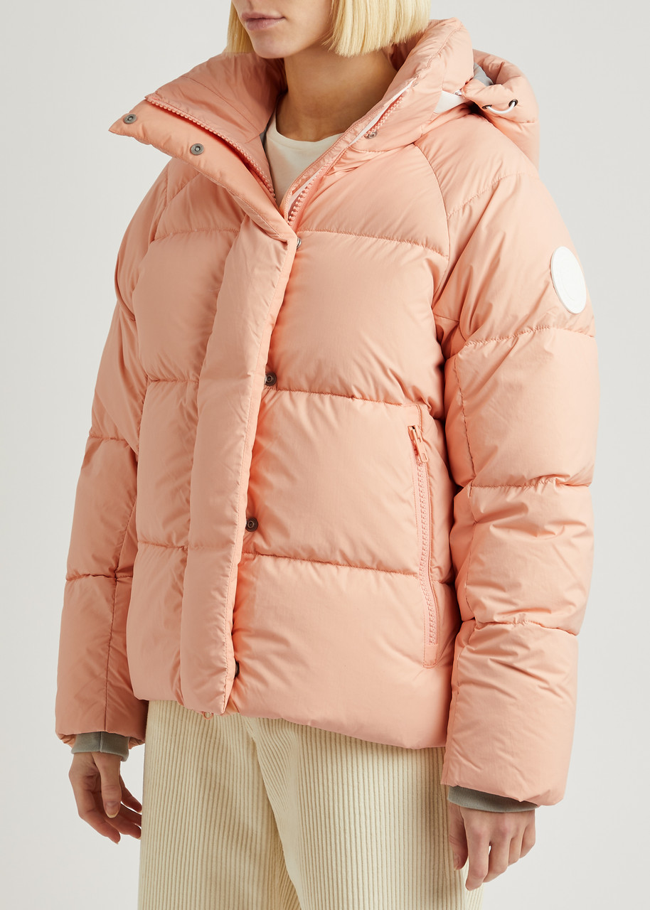  Canada Goose Junction Quilted Shell Parka - Orange - M 