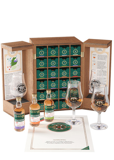 A WHISKY TOUR OF SCOTLAND Scotch Whisky Advent Calendar 24 x 50ml