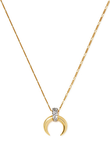 MISSOMA: X Lucy Williams Horn 18kt gold-plated necklace