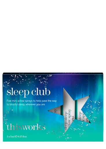 This Works Sleep Club Pillow Spray Set 5 X 5ml In White