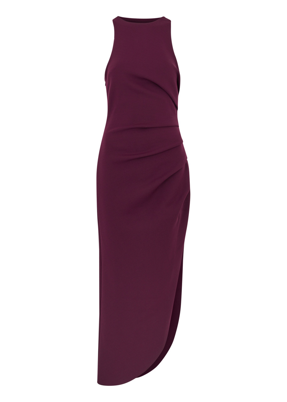 Ida Ruched Stretch-jersey Midi Dress