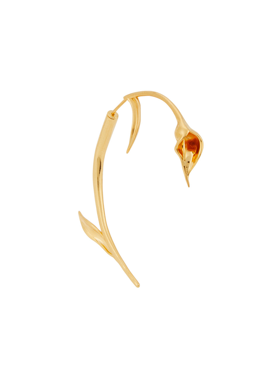 Anissa Kermiche Budding Romance 18kt Gold-plated Earring