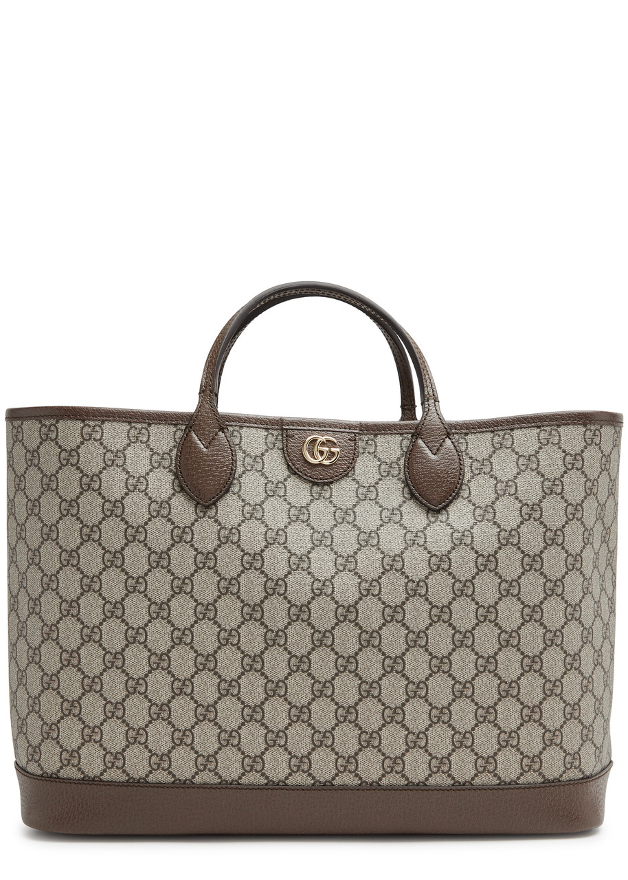 Gucci Ophidia GG Supreme Canvas Tote, Canvas Bag, Beige - One Size